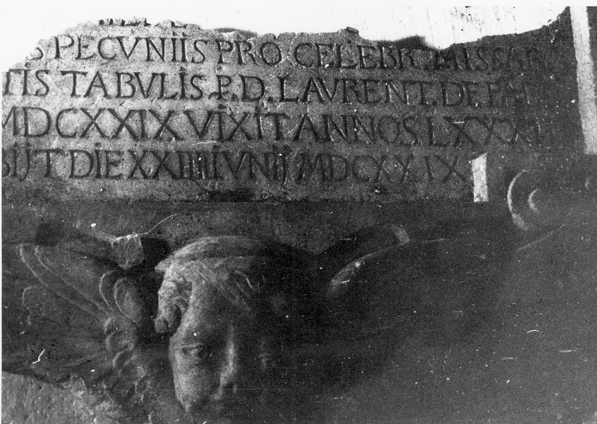 lapide, opera isolata - bottega piemontese (secondo quarto sec. XVII)