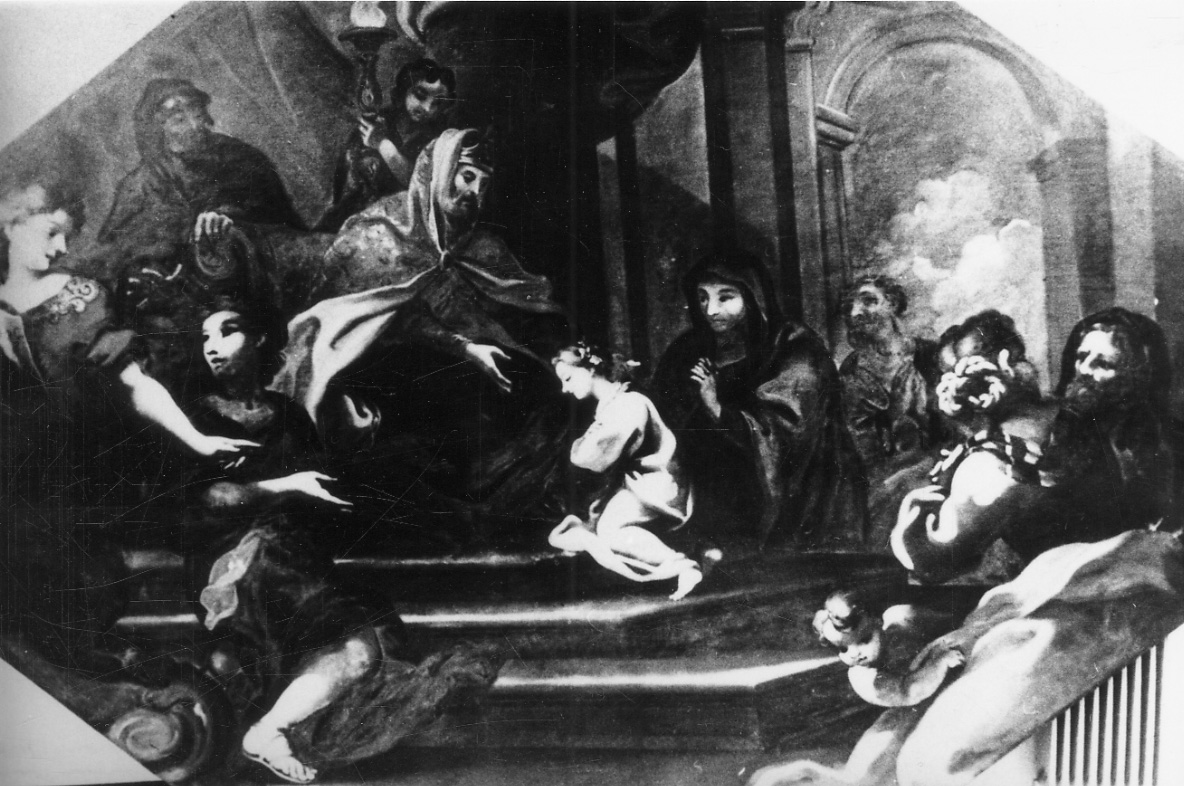 presentazione di Maria Vergine al tempio (dipinto, elemento d'insieme) di Lanzani Andrea (inizio sec. XVIII)