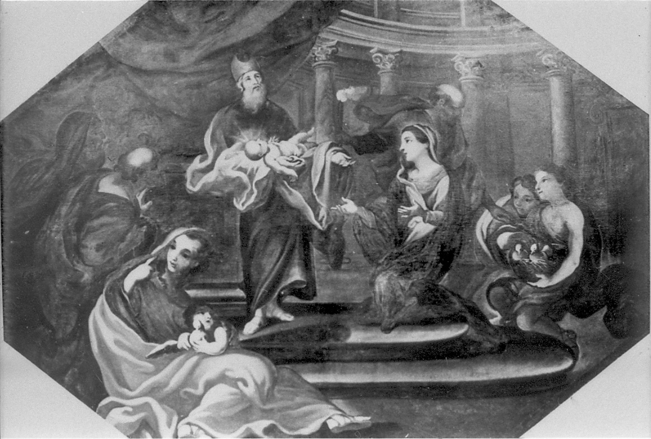 presentazione di Gesù al tempio (dipinto, elemento d'insieme) di Lanzani Andrea (inizio sec. XVIII)