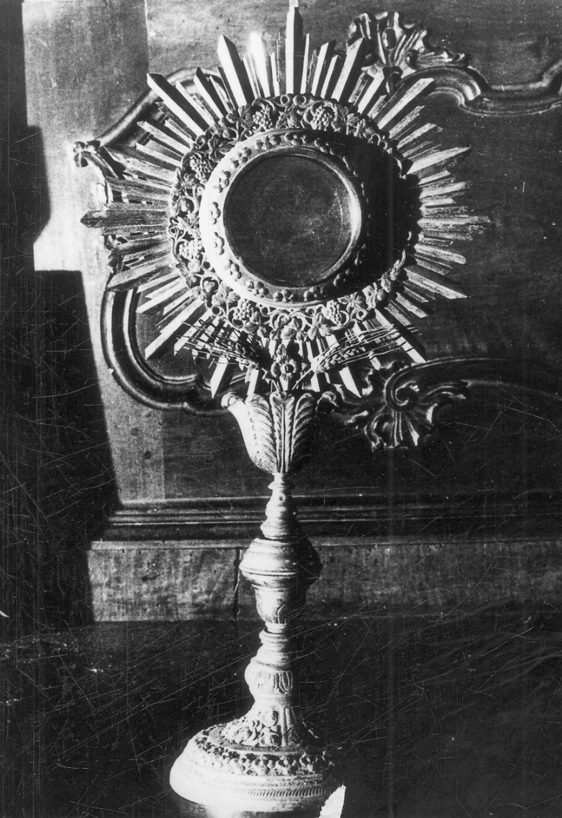 ostensorio, opera isolata - bottega torinese (sec. XIX)