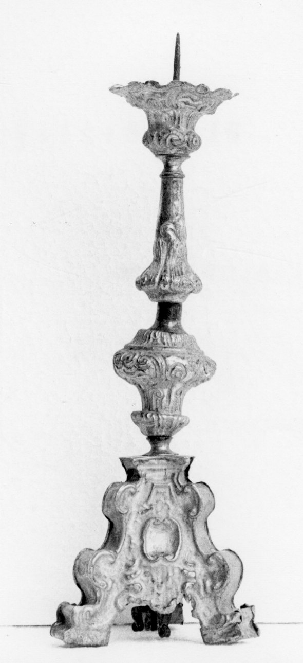 candeliere, serie - bottega piemontese (sec. XVIII)