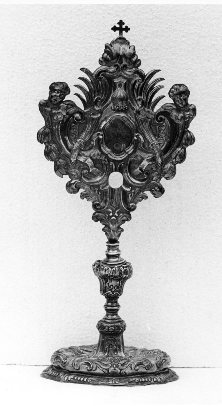 reliquiario - a ostensorio, coppia - bottega Italia centro-settentrionale (metà sec. XVIII)