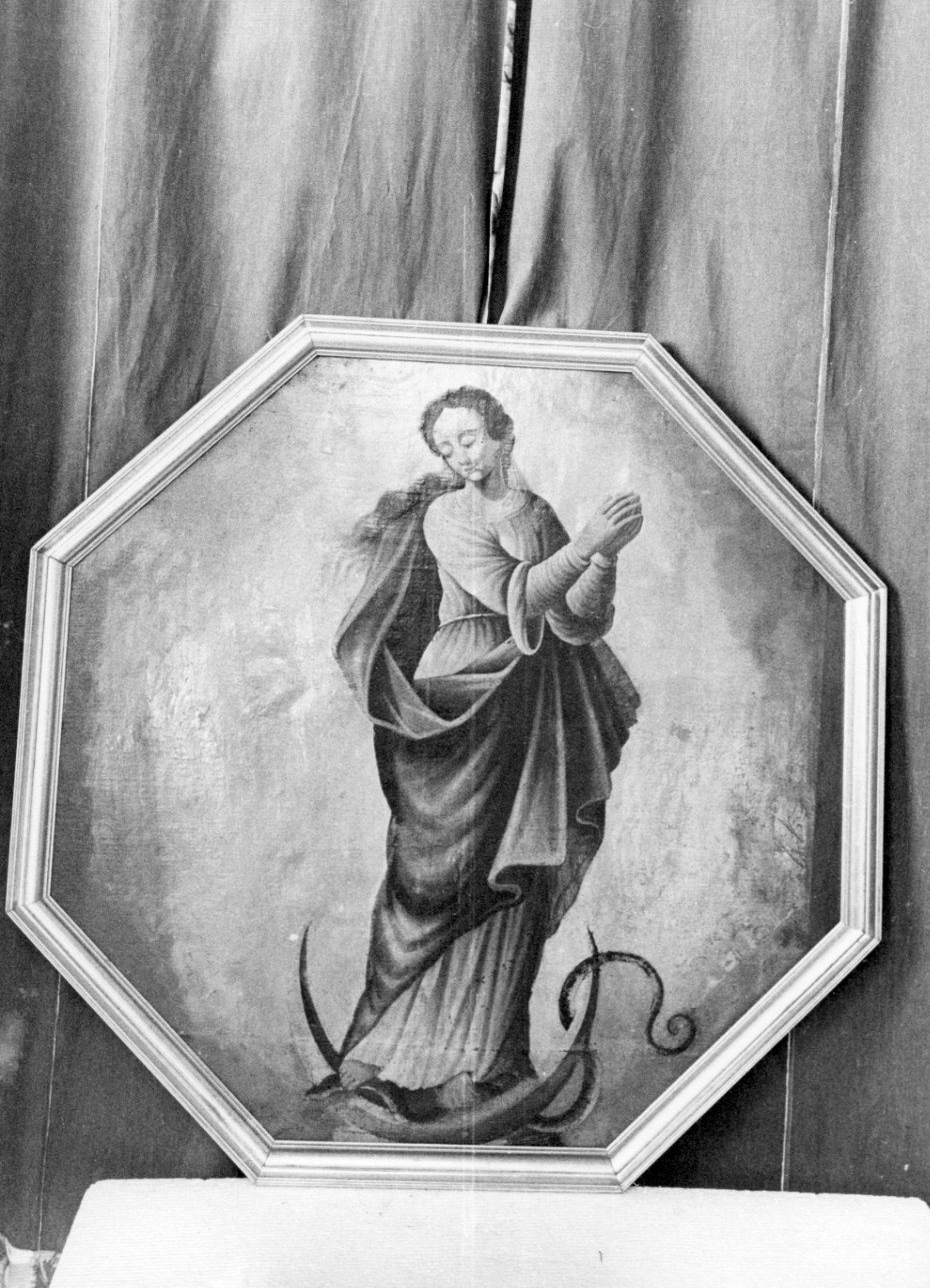 Immacolata Concezione (dipinto, opera isolata) - ambito casalese (prima metà sec. XVIII)