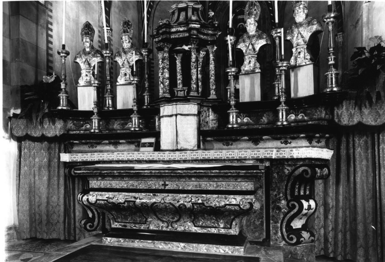 altare maggiore, opera isolata - bottega piemontese (seconda metà sec. XIX)