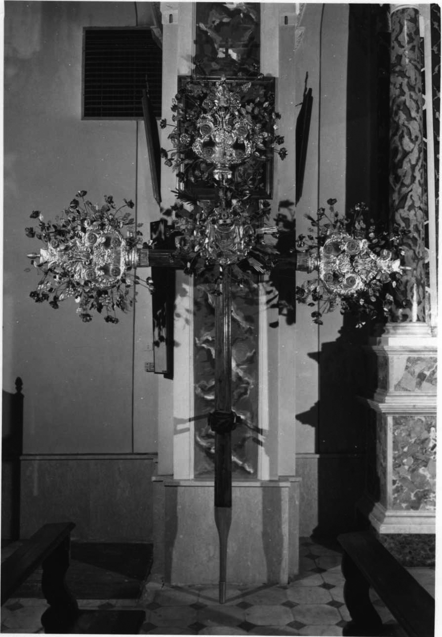croce processionale, opera isolata - bottega ligure (prima metà sec. XX)