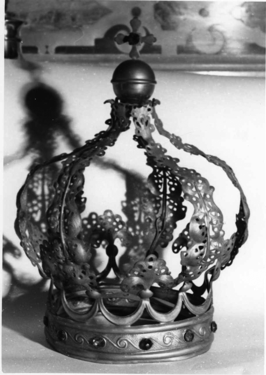 corona da statua, serie - bottega ligure (prima metà sec. XX)