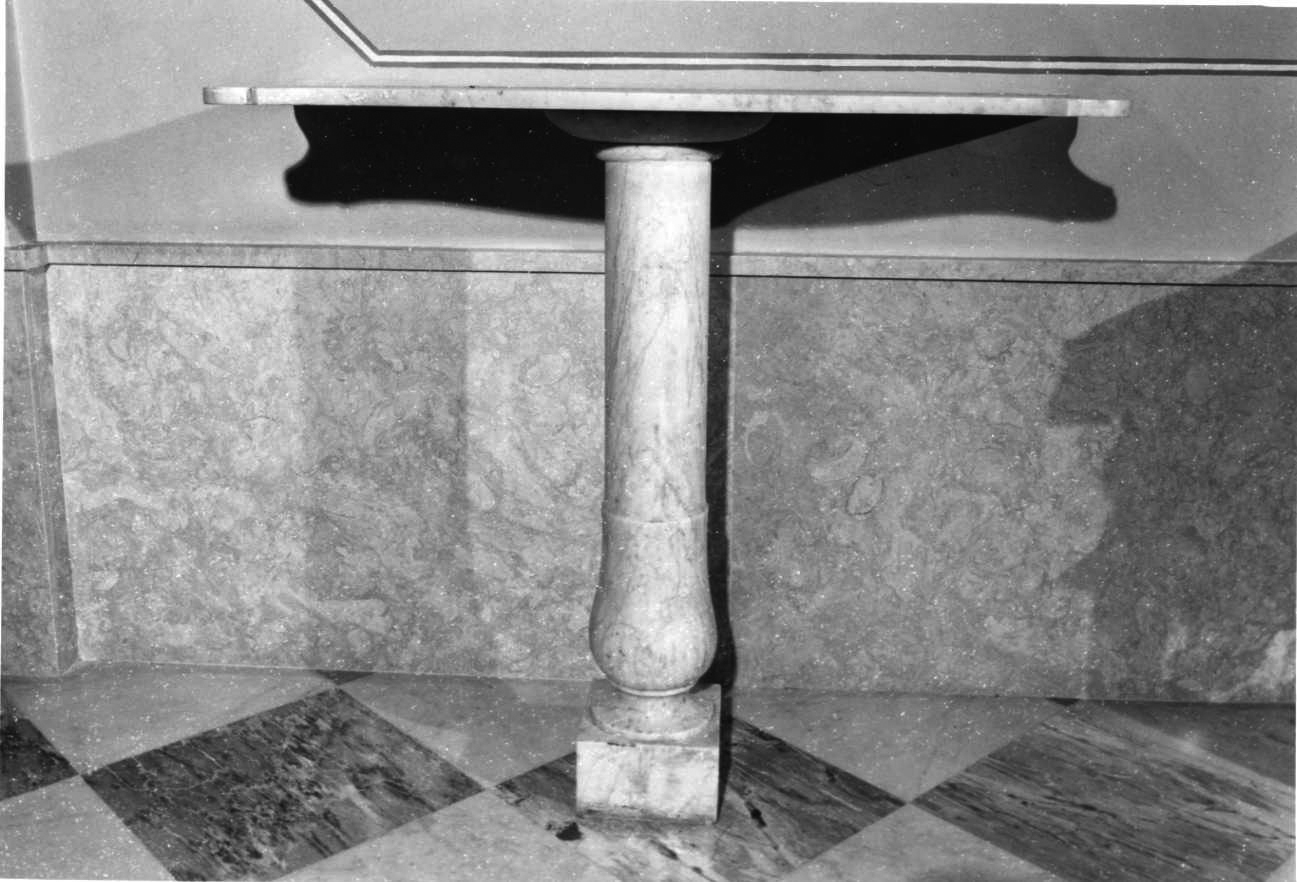 tavolino, opera isolata - bottega ligure (terzo quarto sec. XIX)