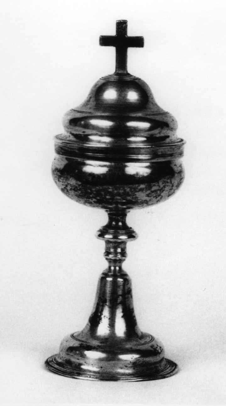 pisside da viatico, opera isolata - bottega genovese (seconda metà sec. XVIII)