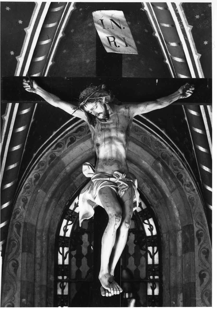 Cristo crocifisso (scultura, opera isolata) - bottega piemontese (fine/inizio secc. XIX/ XX)