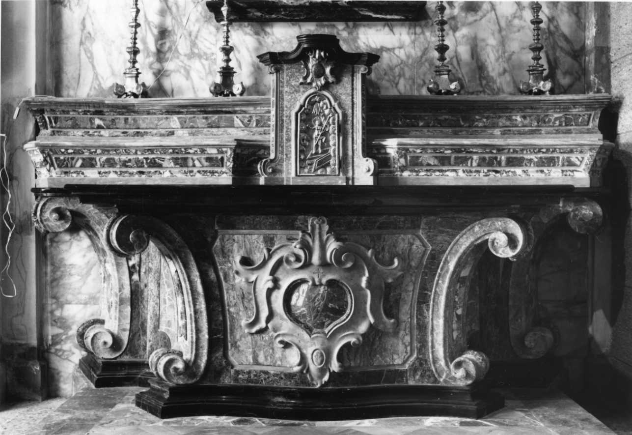 altare, opera isolata - bottega piemontese (seconda metà sec. XVIII)