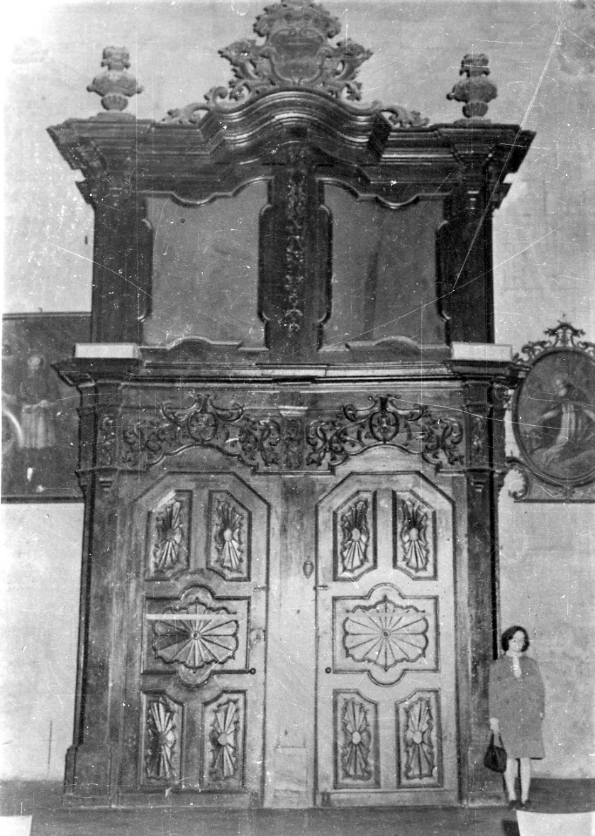 bussola d'ingresso, opera isolata di Chiara Tommaso Antonio (secondo quarto sec. XVIII)