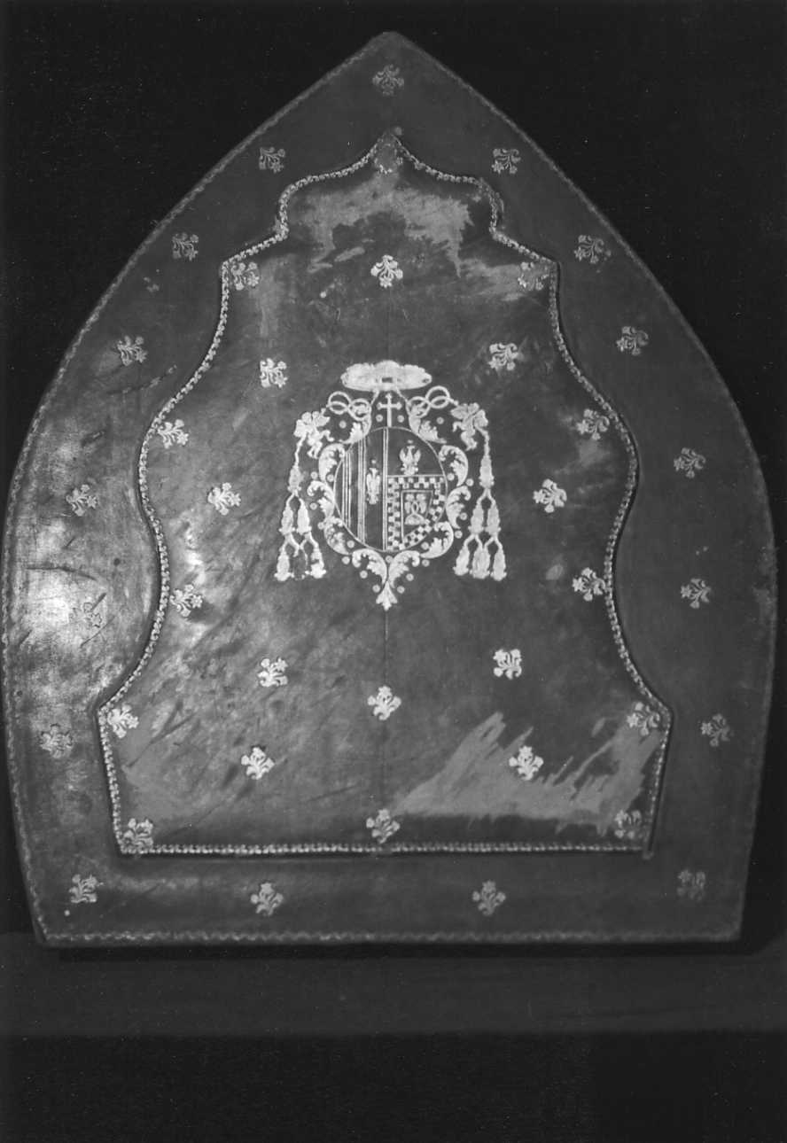 custodia - di mitria episcopale, opera isolata - manifattura piemontese (metà sec. XVIII)