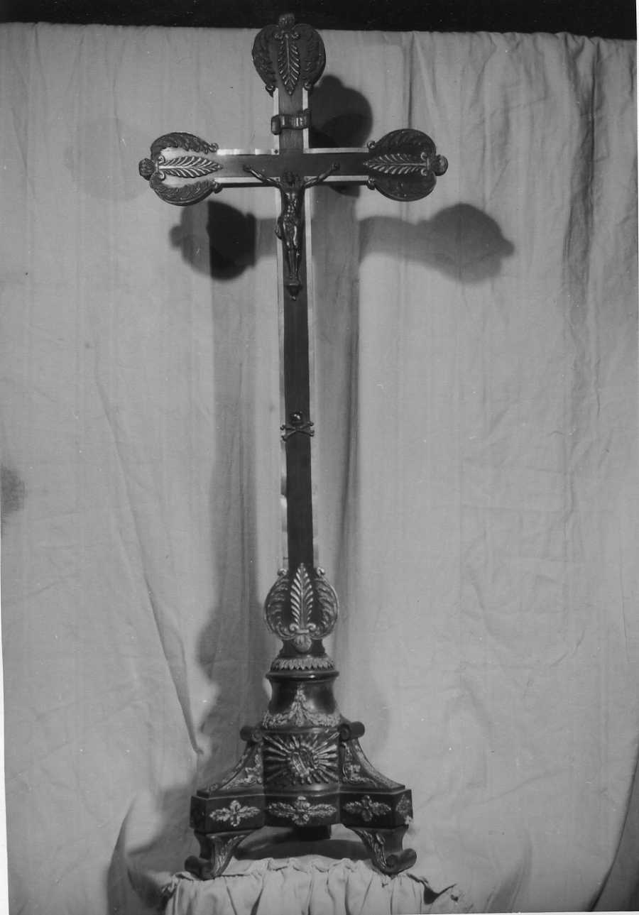 Cristo crocifisso (croce stazionale, opera isolata) di Tribocco Pietro (secondo quarto sec. XIX)