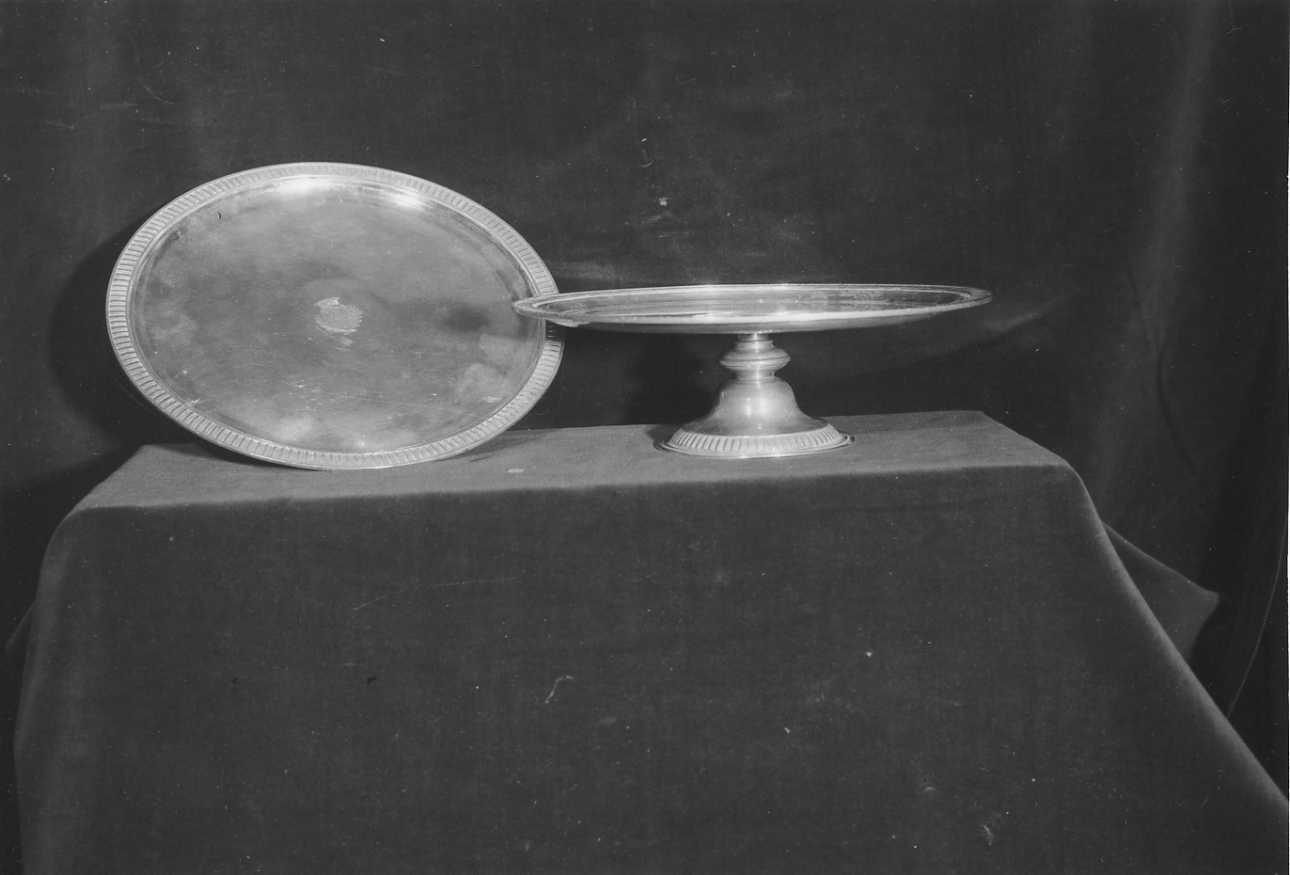 alzata, coppia - bottega torinese (secondo quarto sec. XIX)