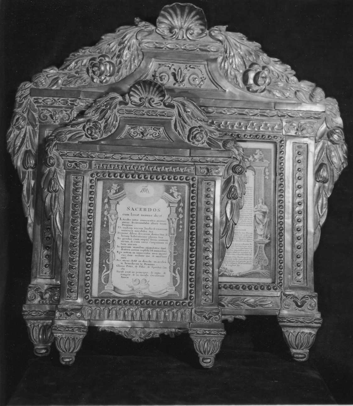 cartagloria, serie - bottega piemontese (prima metà sec. XIX)