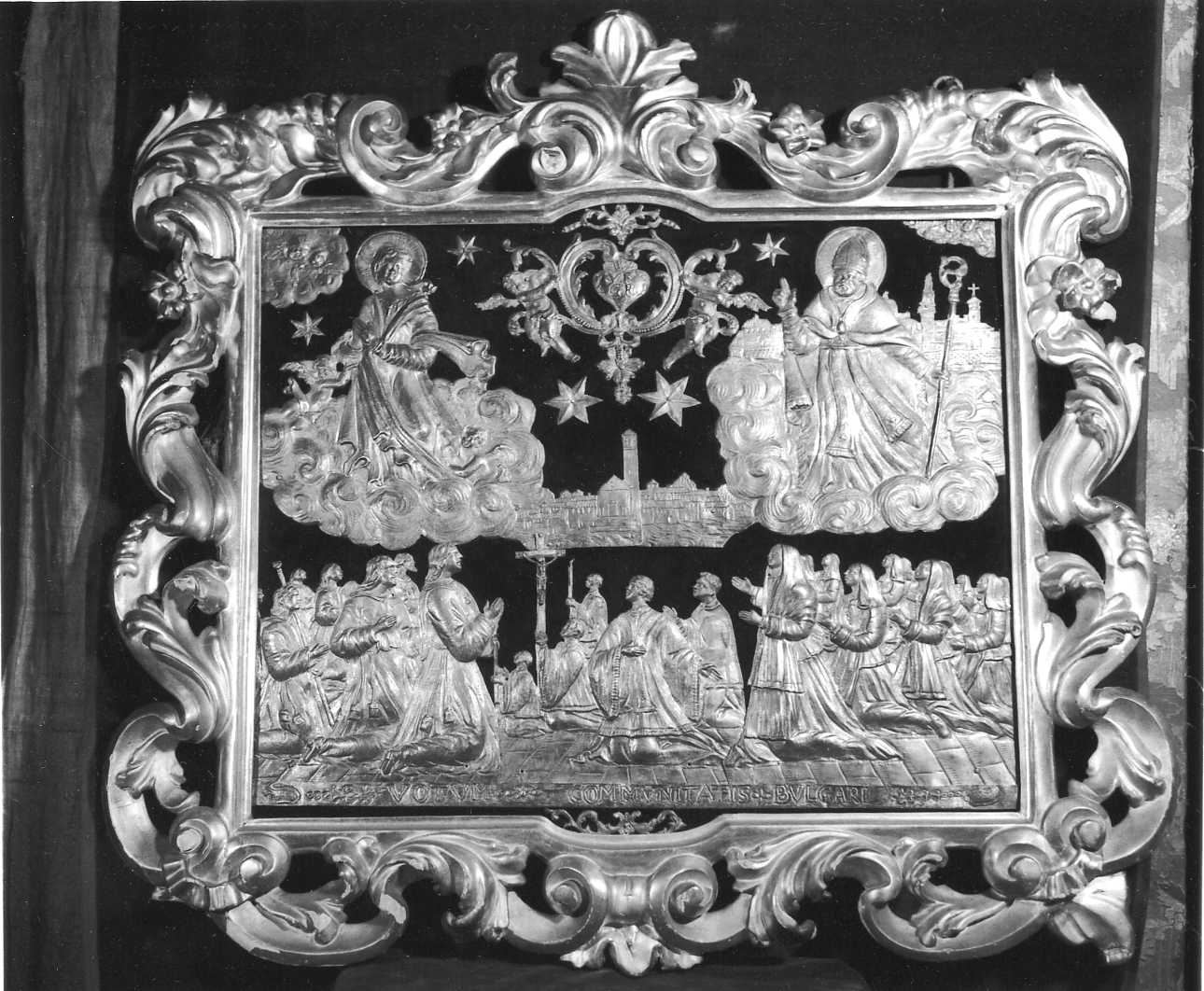 Madonna Assunta con Sant'Evasio e devoti (ex voto, opera isolata) - bottega piemontese (primo quarto sec. XIX)