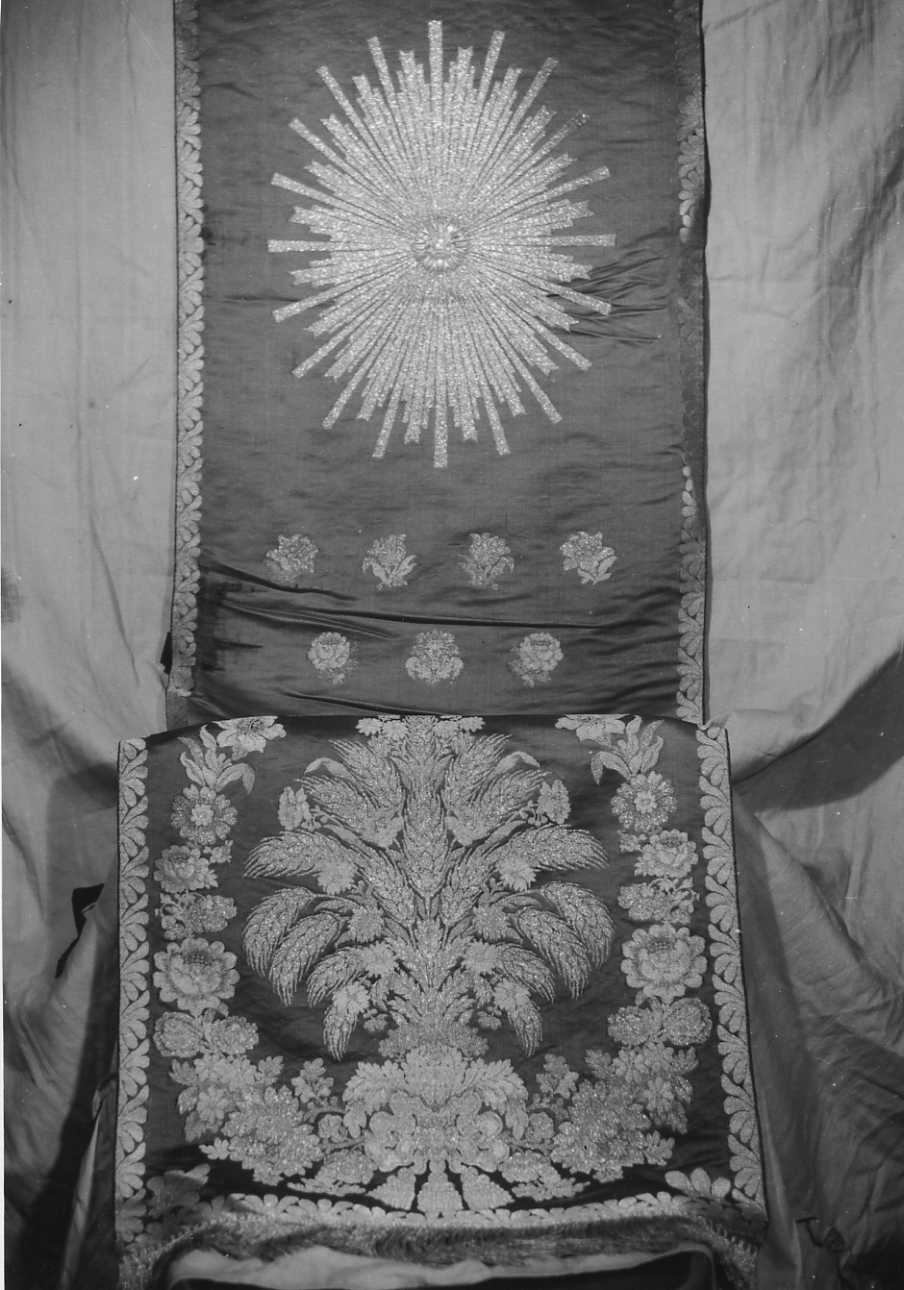 velo omerale, opera isolata - manifattura italiana (metà sec. XIX)