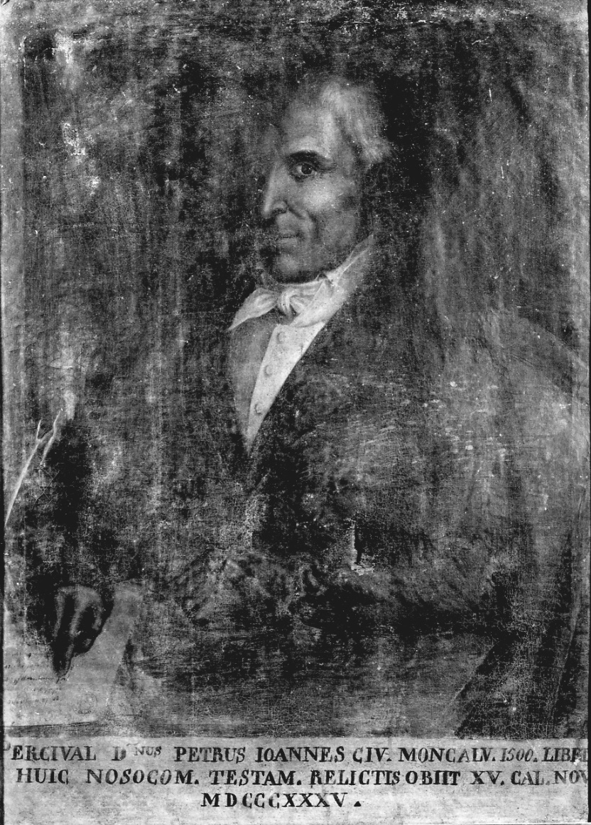 ritratto di Pietro Giovanni Percival (dipinto, opera isolata) - ambito piemontese (sec. XIX)