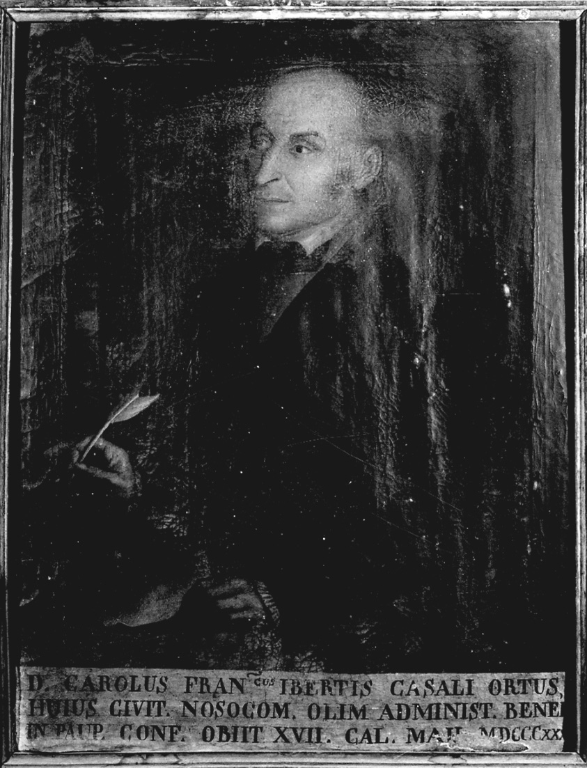 ritratto di Carlo Francesco Iberti (dipinto, opera isolata) - ambito piemontese (sec. XIX)