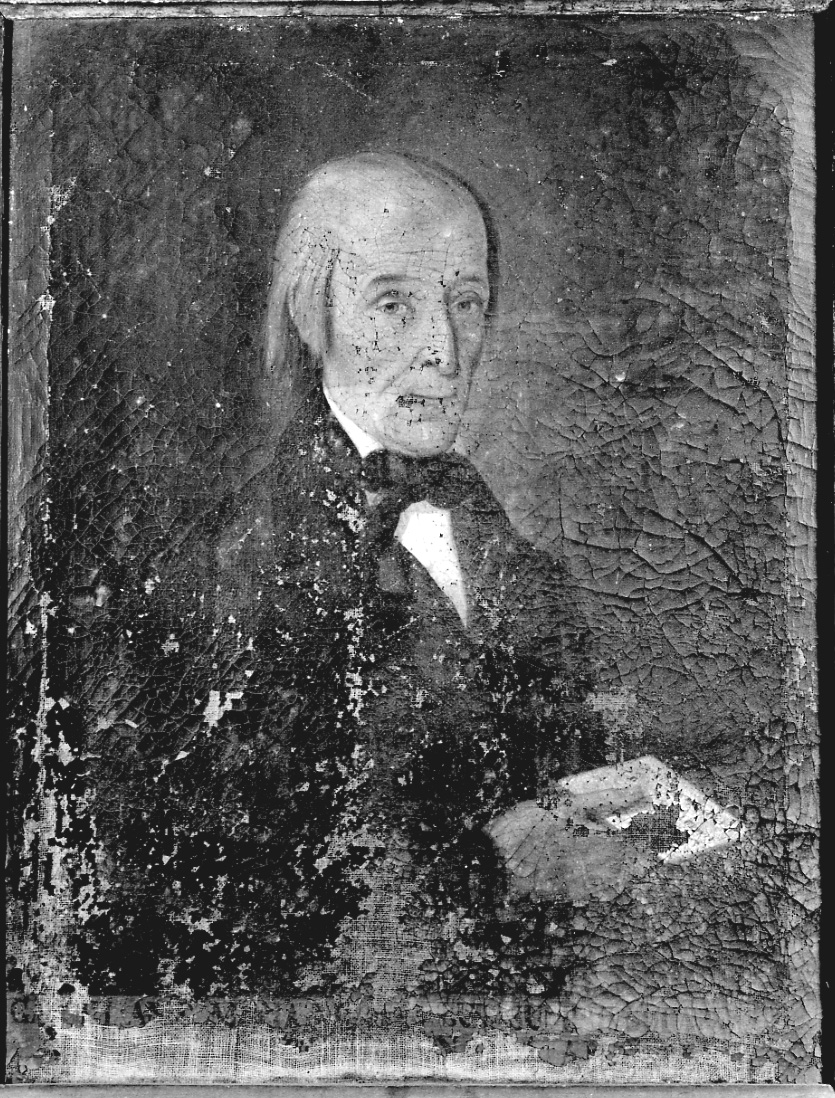 ritratto d'uomo (dipinto, opera isolata) - ambito piemontese (prima metà sec. XIX)