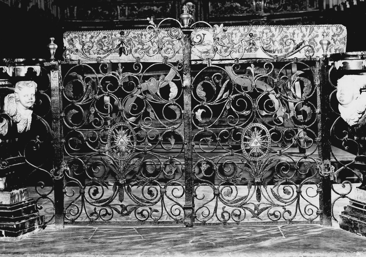 cancello di balaustrata, opera isolata - bottega piemontese (metà sec. XVIII)