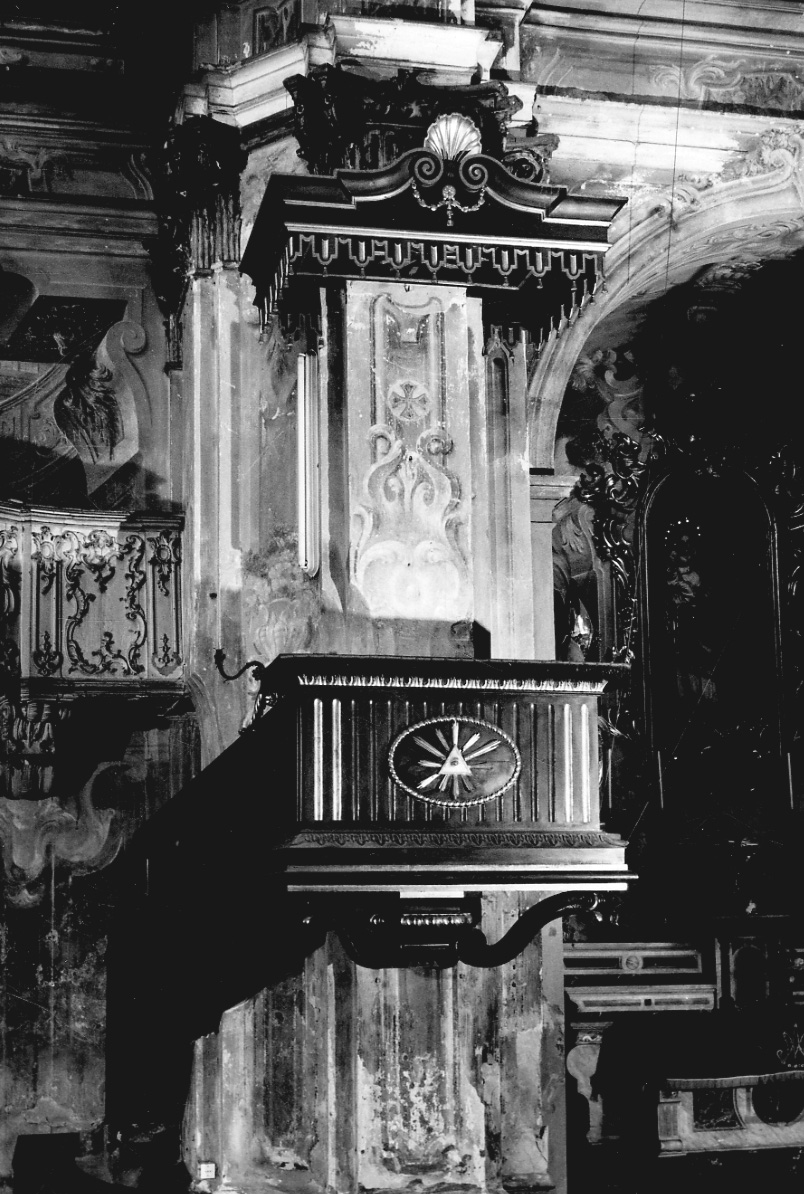 pulpito, opera isolata di Zocco (secondo quarto sec. XIX)