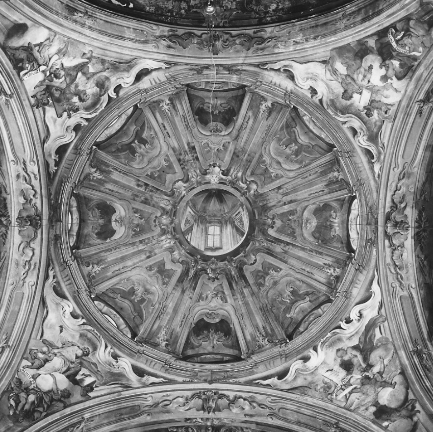 quadratura architettonica (dipinto, ciclo) di Giovannini Antonio Francesco, Milocco Michele Antonio, Giovannini Giacomo Antonio (metà sec. XVIII)