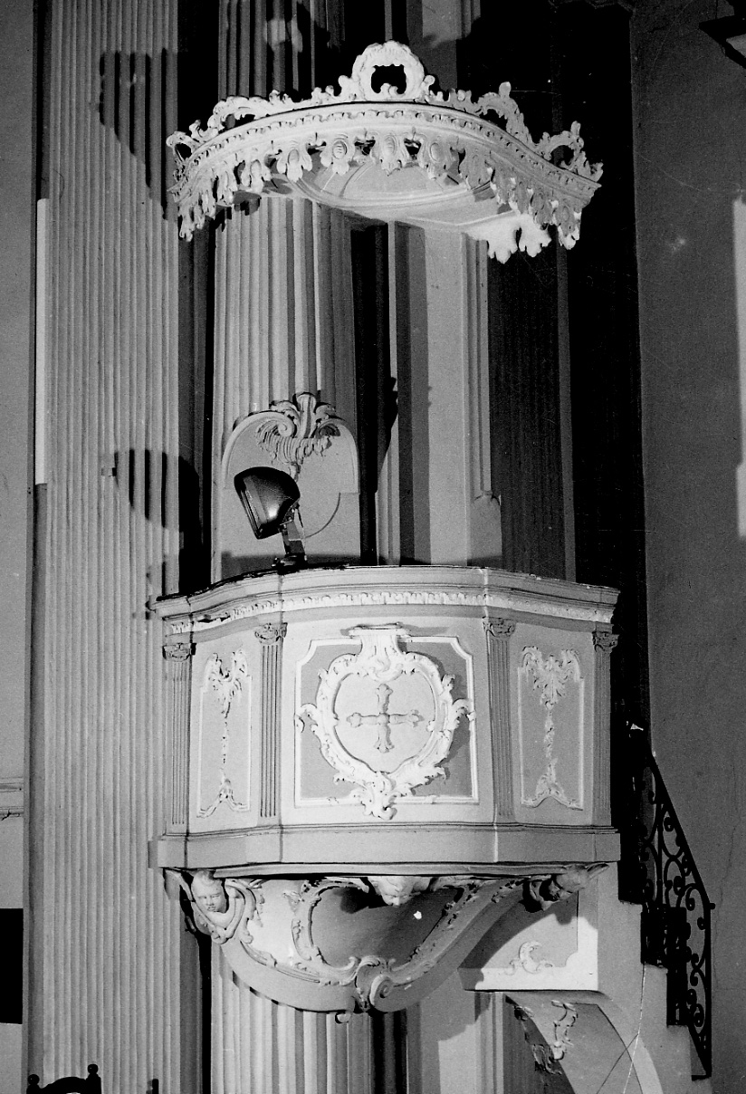 pulpito, opera isolata di Longhi Franco Antonio (metà sec. XVIII)