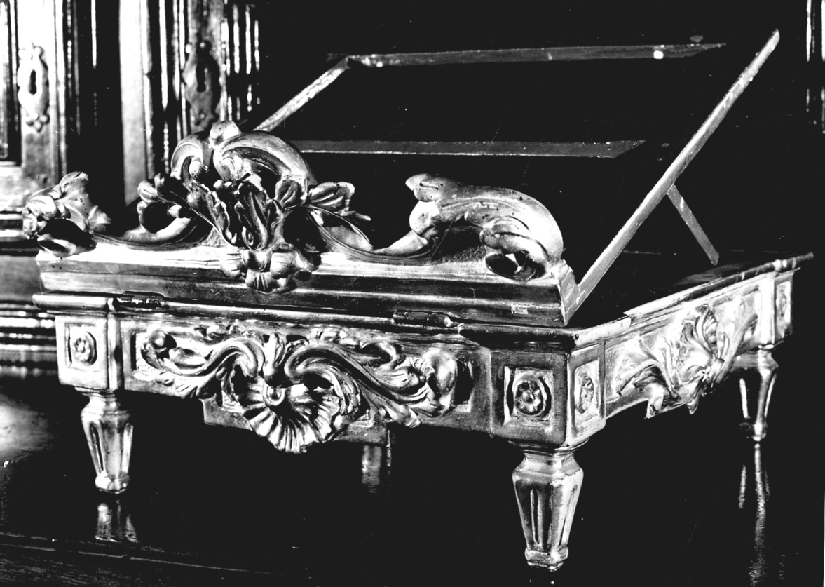 leggio, opera isolata - bottega piemontese (seconda metà sec. XVIII)