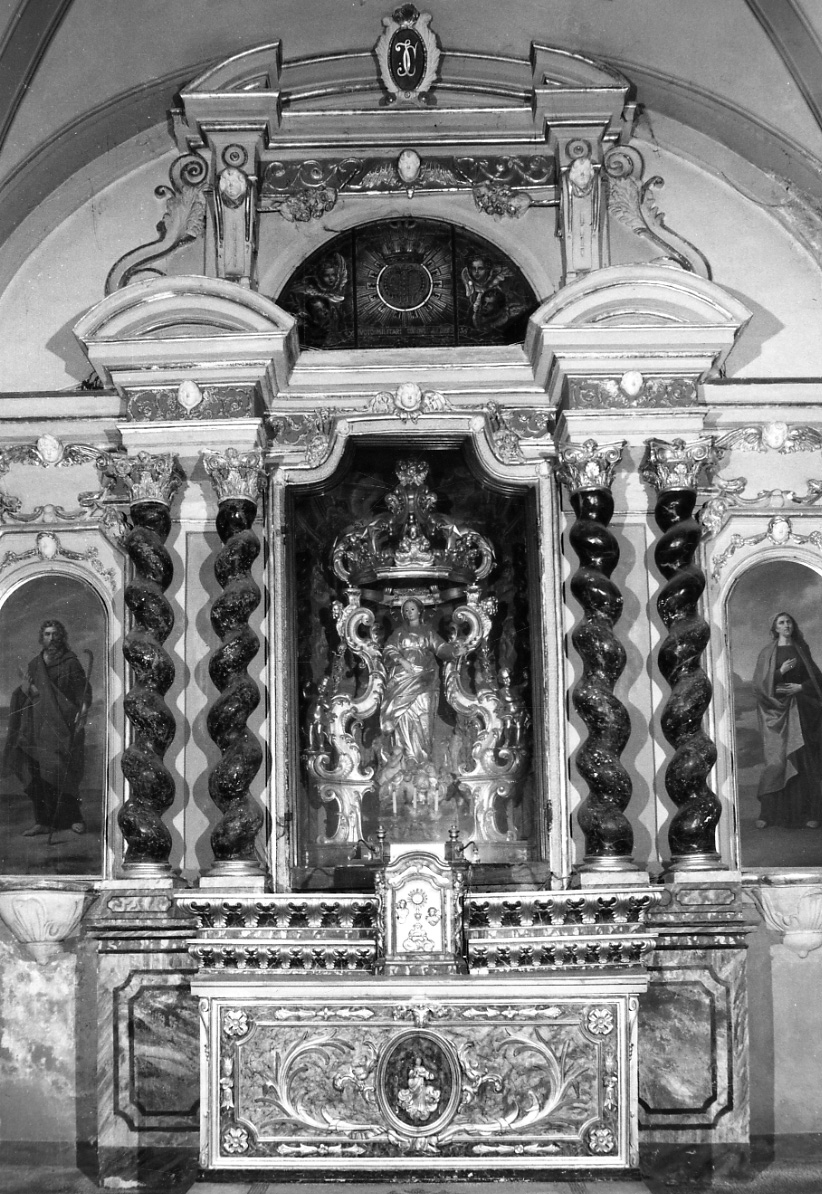 altare, opera isolata - bottega piemontese (terzo quarto sec. XVII, sec. XIX)