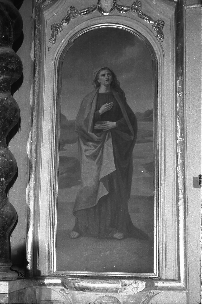 Santa (dipinto, opera isolata) di Vinaj Andrea (fine sec. XIX)