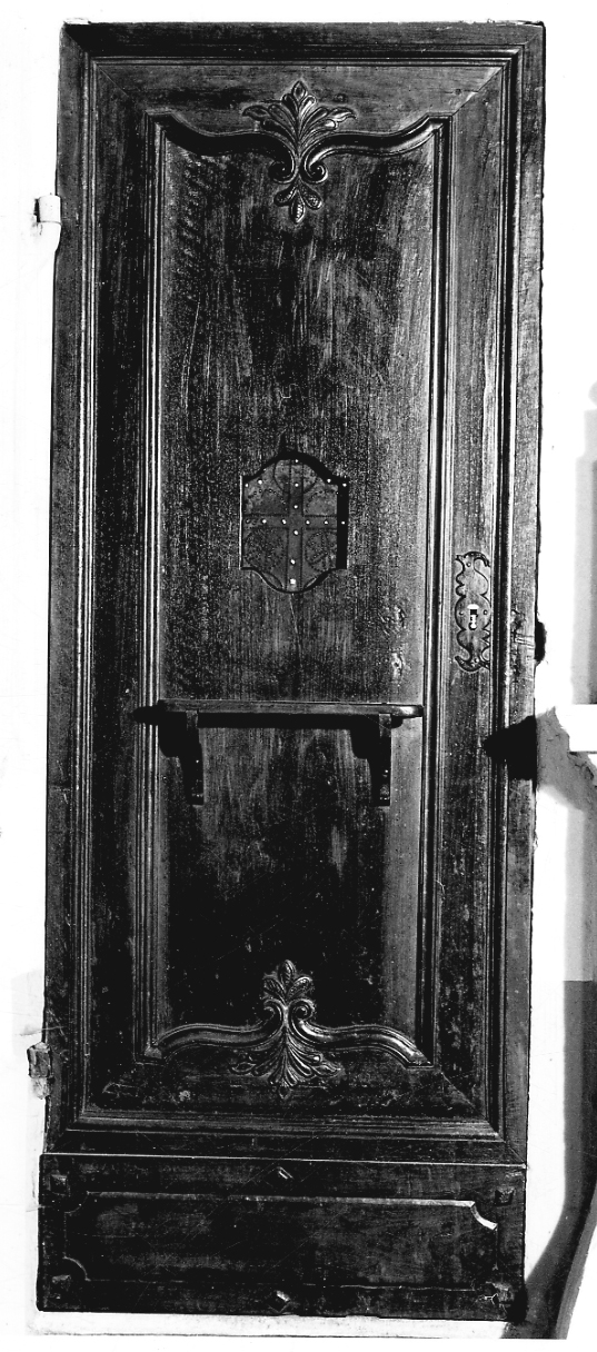 porta, opera isolata - bottega piemontese (seconda metà sec. XVIII)