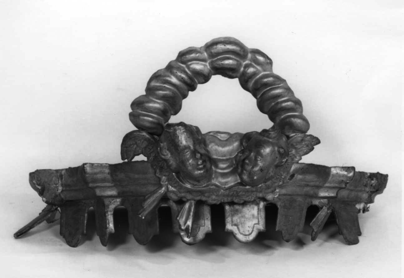 baldacchino di tronetto per esposizione eucaristica, elemento d'insieme - bottega piemontese (sec. XVIII)