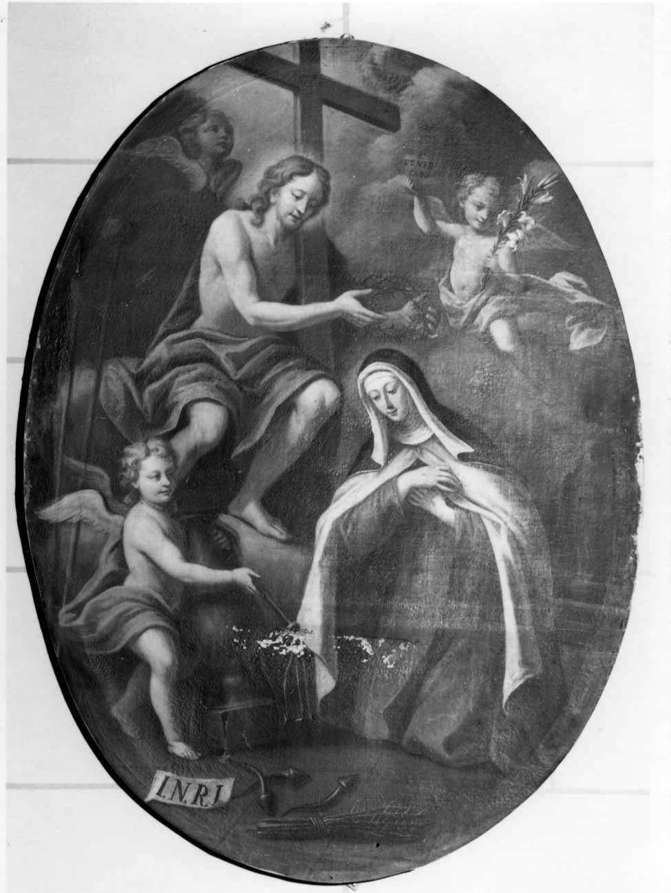 Santa Maria Maddalena dei Pazzi (pala d'altare, opera isolata) - ambito torinese (seconda metà sec. XVIII)