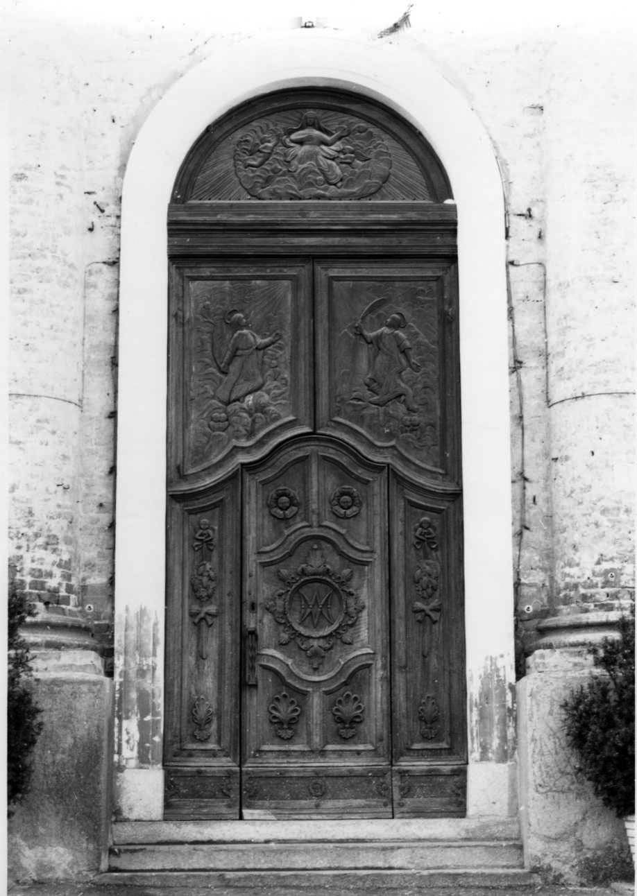 San Vittore (decorazione a intaglio, elemento d'insieme) di Croce Giuseppe (terzo quarto sec. XIX)