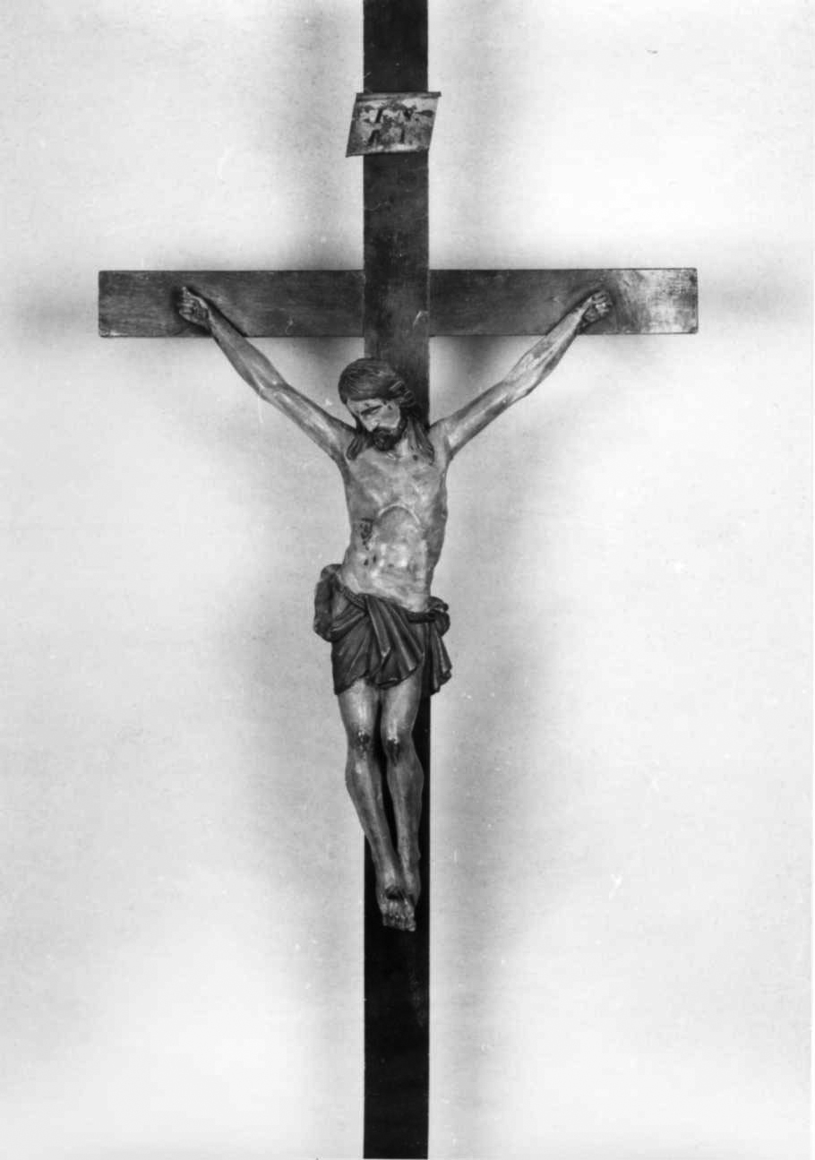 Cristo crocifisso (croce d'altare, opera isolata) - bottega piemontese (seconda metà sec. XVIII)