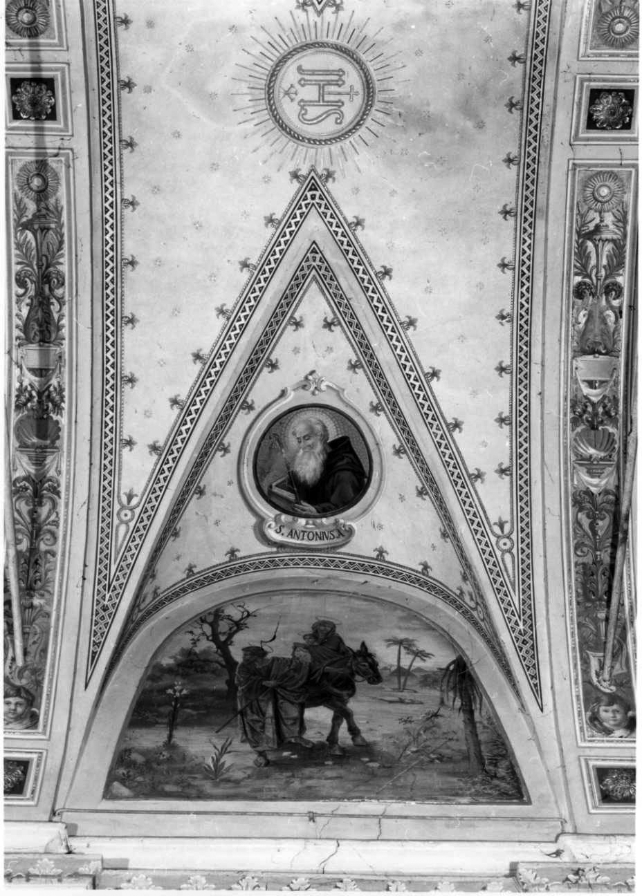 Sant'Antonio Abate (dipinto, opera isolata) di Gambini Rodolfo (fine/inizio secc. XIX/ XX)