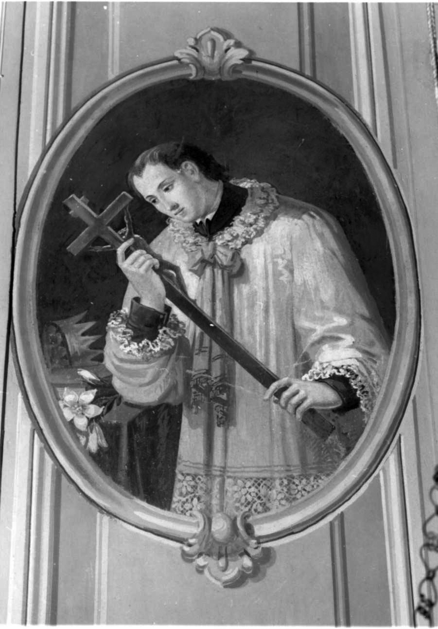 San Luigi Gonzaga (dipinto, opera isolata) di Ivaldi Pietro Maria detto Muto, Ivaldi Tommaso (metà sec. XIX)