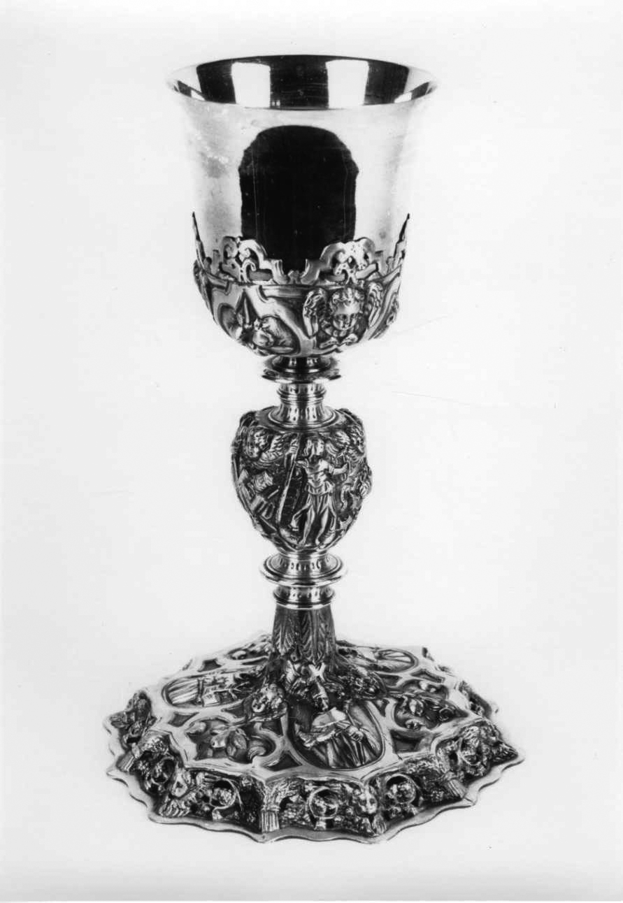 candeliere, serie - bottega piemontese (secondo quarto sec. XX)