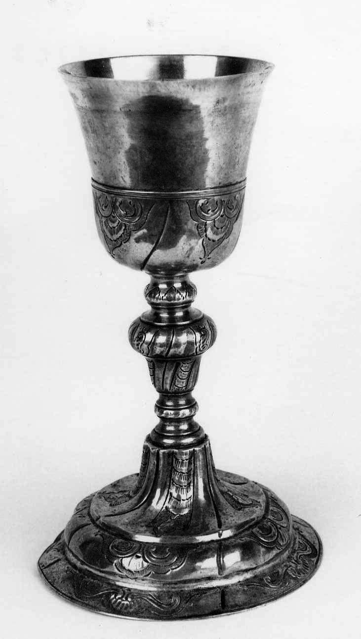 calice, opera isolata - bottega ligure (seconda metà sec. XVIII)