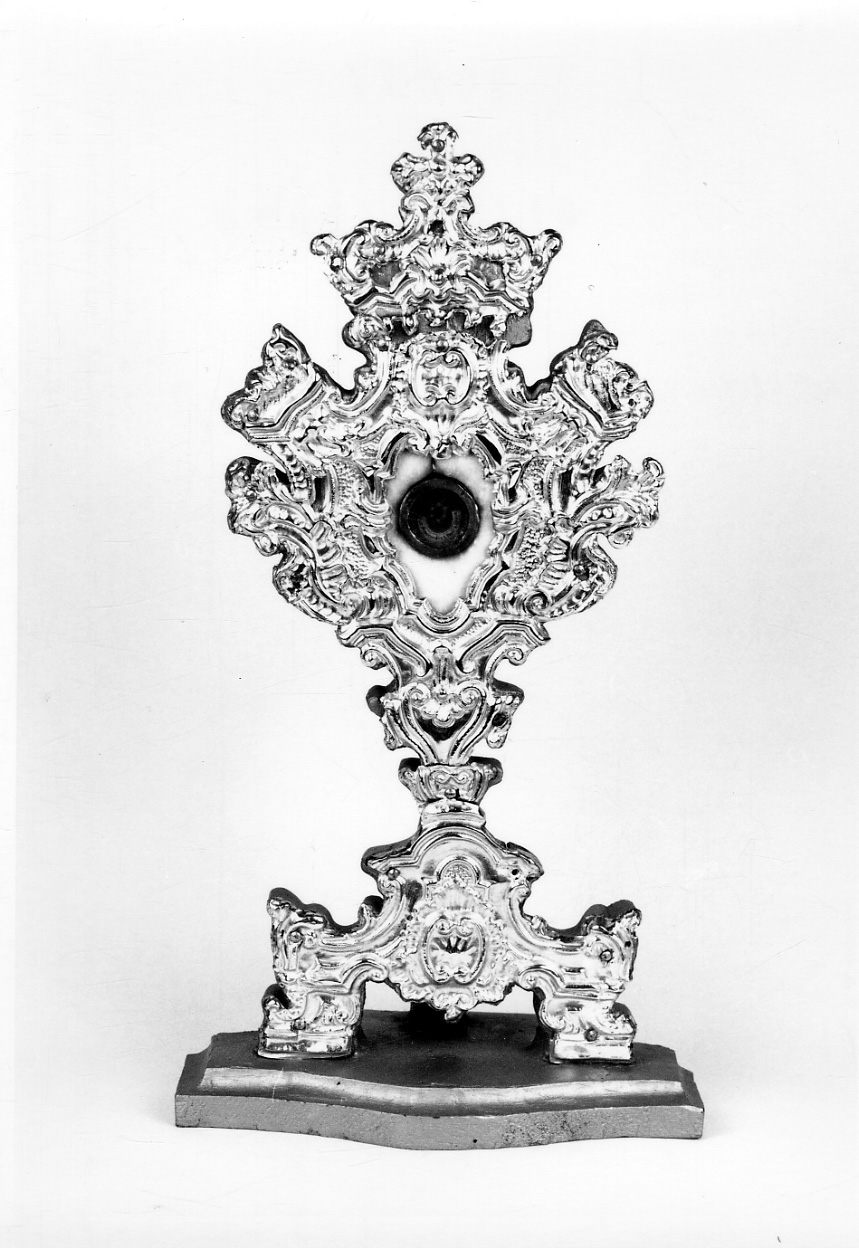 reliquiario - a ostensorio, coppia - bottega piemontese (ultimo quarto sec. XVIII)