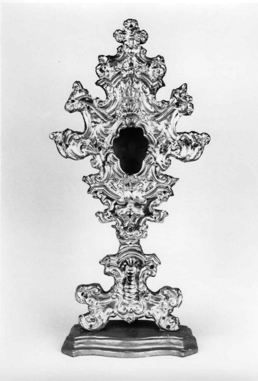 reliquiario - a ostensorio, opera isolata - bottega piemontese (ultimo quarto sec. XVIII)