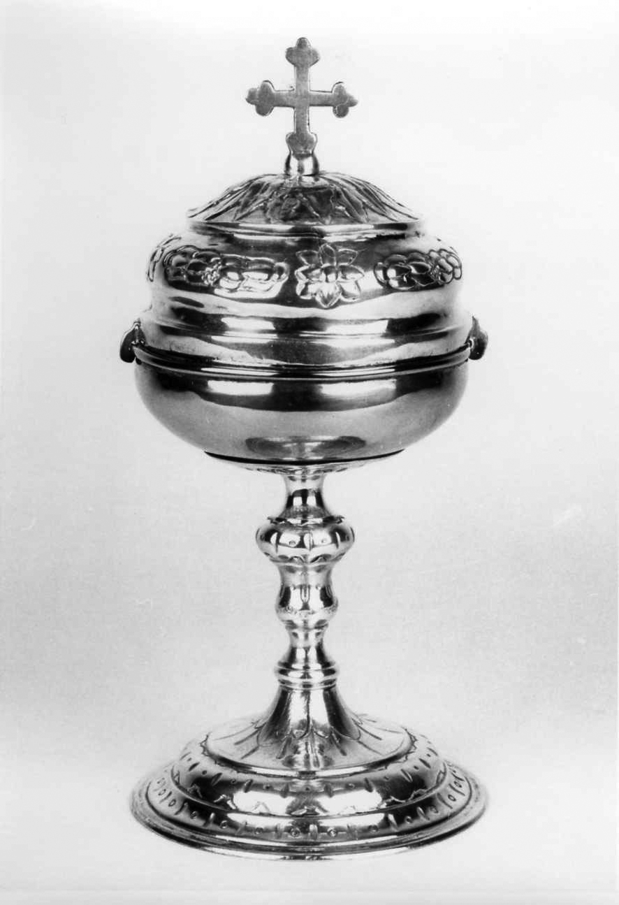 pisside da viatico, opera isolata - bottega piemontese (ultimo quarto sec. XIX)