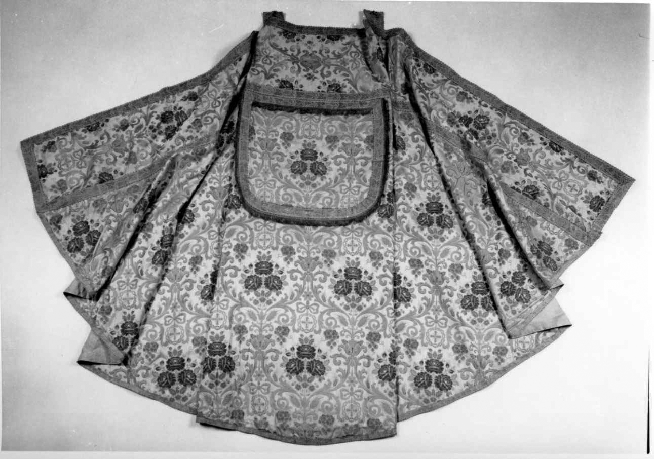 piviale, opera isolata - manifattura piemontese (seconda metà sec. XIX)