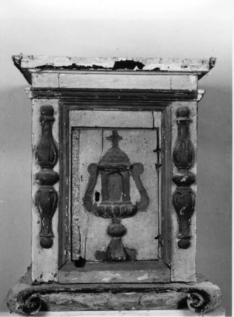 Santi (tabernacolo, opera isolata) - bottega piemontese (prima metà sec. XVIII)