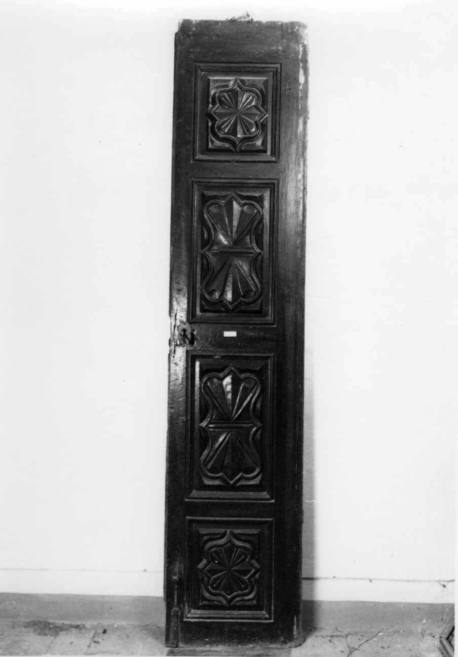 porta - a due battenti, opera isolata di Croce Giuseppe (maniera) (terzo quarto sec. XIX)
