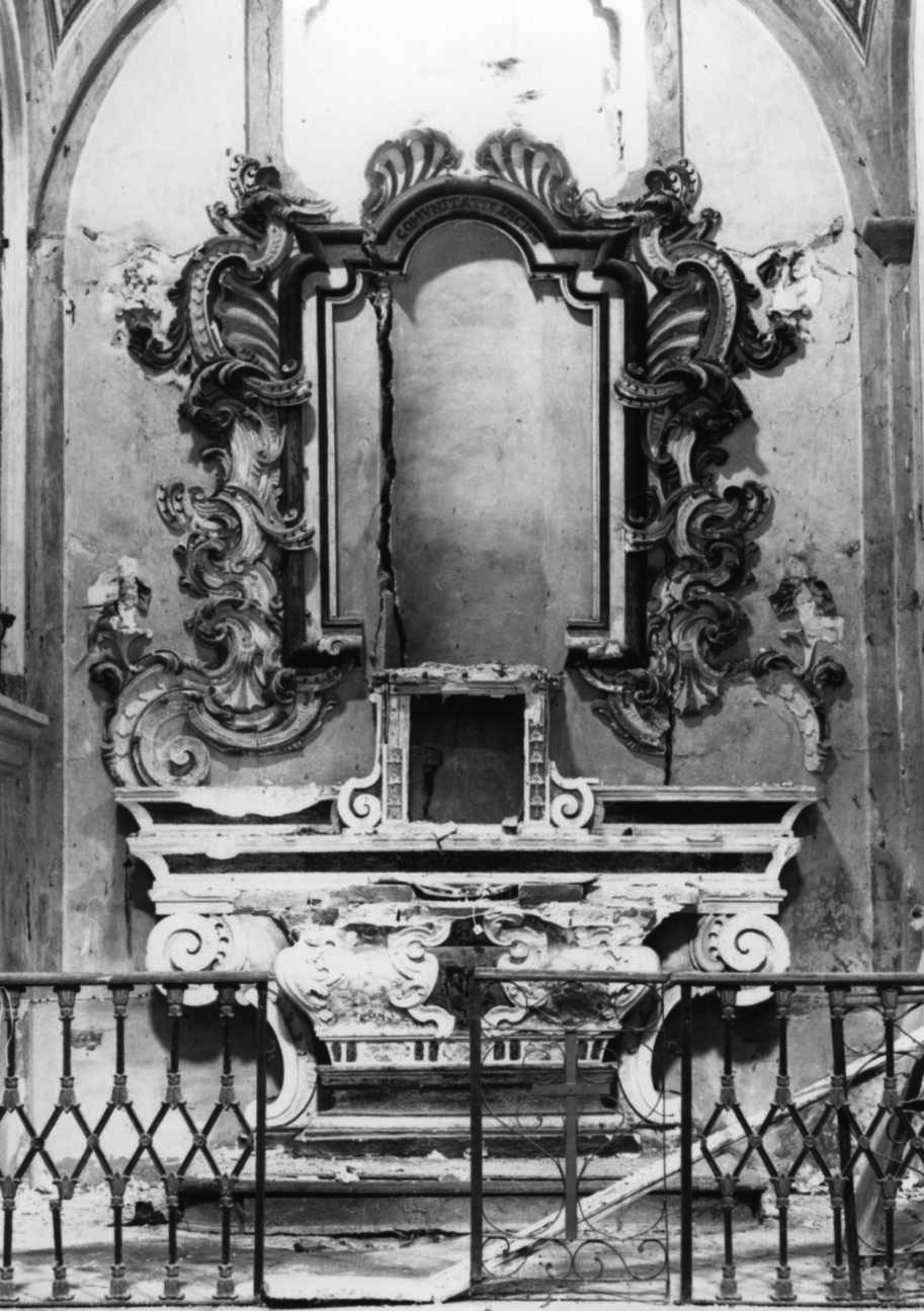 altare, insieme - bottega piemontese (secondo quarto sec. XVIII)