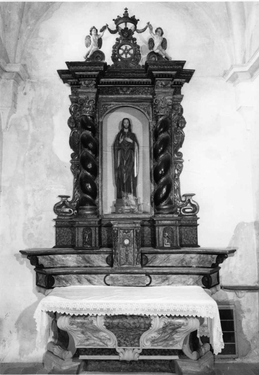altare, opera isolata - bottega piemontese (ultimo quarto sec. XVII)
