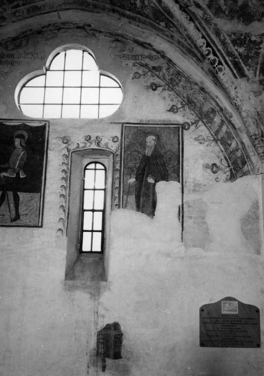 Sant'Antonio Abate (dipinto, frammento) - ambito lombardo-piemontese (prima metà sec. XV)