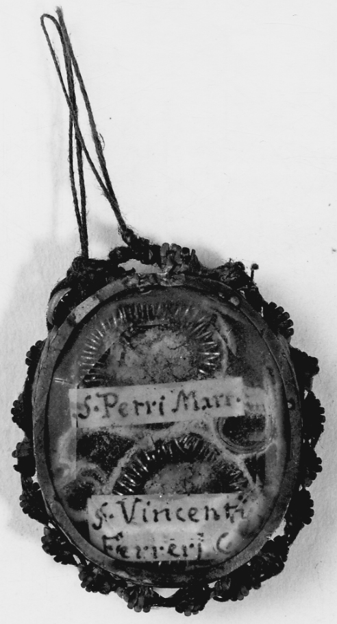 reliquiario a capsula - a medaglione, opera isolata - bottega piemontese (secondo quarto sec. XVIII)